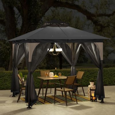 Image showing  Steel Gazebo with Softtop Roof
