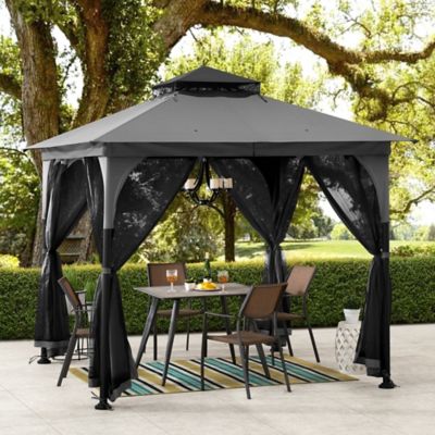 Image showing  Steel Gazebo with Softtop Roof