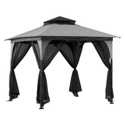 Image showing  Steel Gazebo with Softtop Roof