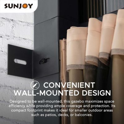 Image showing  PC Roof Gazebo with Curtain and Netting