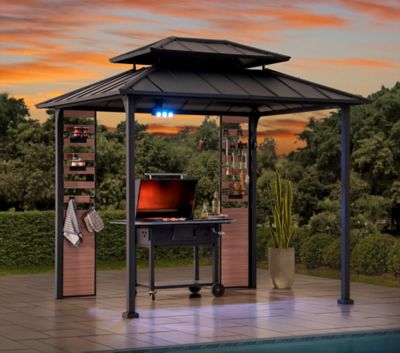 Image showing  Black Adjustable LED Ceiling Spotlight Battery Powered 9W LED