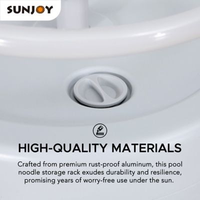 Image showing  Storage Pool Storage Rack, Light Grey