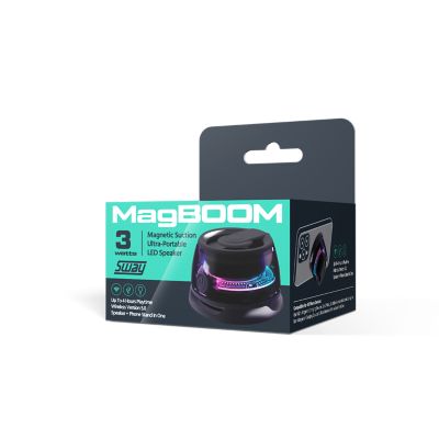 Image showing  MagBoom LED Magnetic Bluetooth Speaker