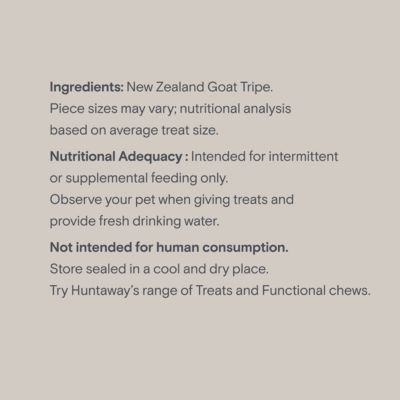 Image showing  Goat Tripe Treats for Dogs, 3 oz.