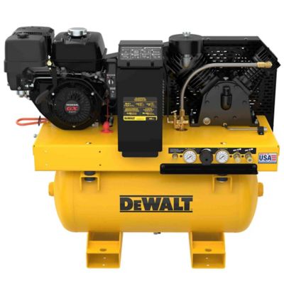 Image showing  3-in-1 Two Stage Compressor 30G, 175 Max PSI, 13.6 SCFM @ 100PSI, Gas, Generator 5,500 W, & Welder 200 Amp