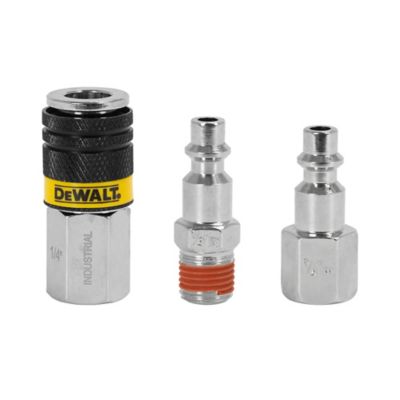 DeWALT 3 pc. 1/4 in. NPT Industrial Coupler and Plug Kit