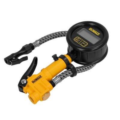 Image showing  2.5 in. Digital Inflator with 12 in. Steel Braided Hose, 0-200 PSI