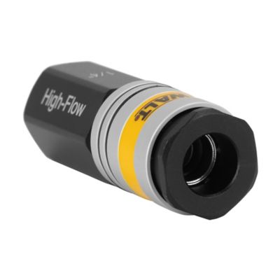 Image showing  1/4 in. NPT High Flow Coupler and Plugs: 3 Male Plugs, 1 Female Plug and 1 Female Coupler