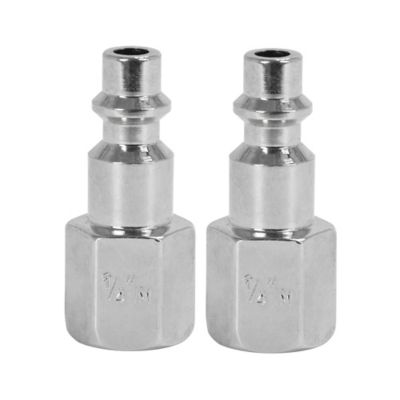 DEWALT 1/4 in. FNPT Industrial Plugs: 2 Female Plugs