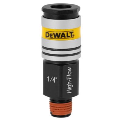 DeWALT 1/4 in. MNPT High Flow Coupler