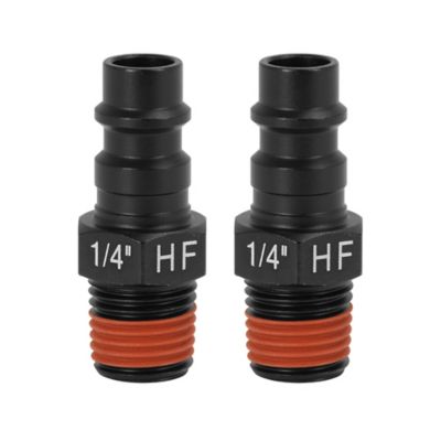 DEWALT 1/4 in. MNPT High Flow Plugs: 2 Male Plugs