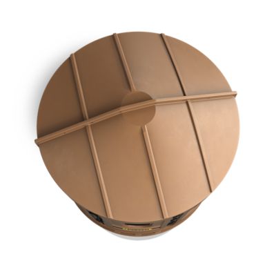 Image showing 5 th Maverick Blinds XL Clear Blind, Brown