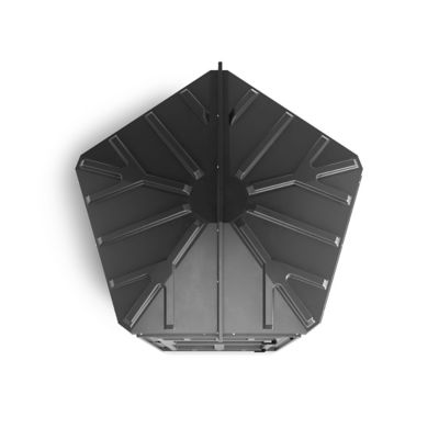 Image showing 5 th Booner 2-Person 5-Panel Blind, Tinted HW