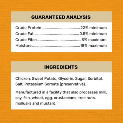 Image showing 6 th 4health Jerky Wraps Chicken and Sweet Potato Recipe Dog Treats, 32 oz.