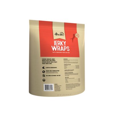 Image showing  Jerky Wraps Duck and Sweet Potato Recipe Dog Treats, 32 oz.