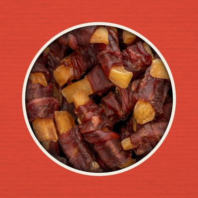 Image showing  Jerky Wraps Duck and Sweet Potato Recipe Dog Treats, 32 oz.