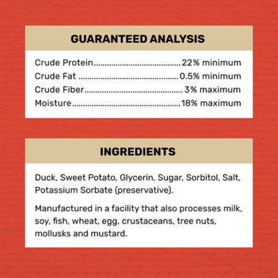 Image showing 6 th 4health Jerky Wraps Duck and Sweet Potato Recipe Dog Treats, 32 oz.