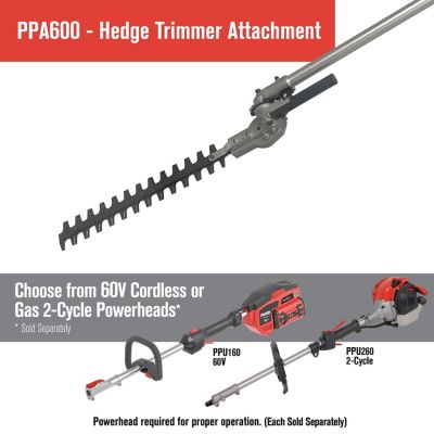 Image showing  Attachment Capable Hedge Trimmer Accessory for 25.4cc and 60V Powerheads