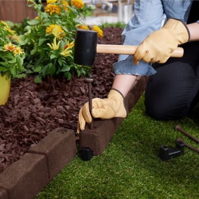 Image showing  Interlock Edgers, 48 in., Brown, 4-Pack