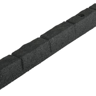 GroundSmart Interlock Edgers, 48 in., Black, 4-Pack