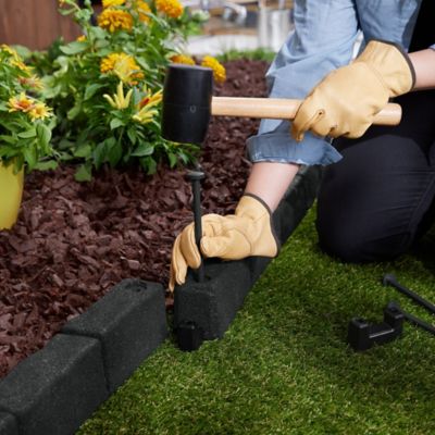 Image showing  Interlock Edgers, 48 in., Black, 4-Pack