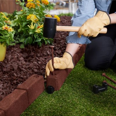 Image showing  Interlock Edgers, 48 in., Red, 4-Pack