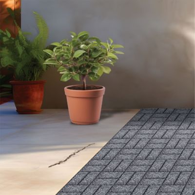 Image showing  Dual Sided Pavers, 16 in., Gray/Black, 9-Pack