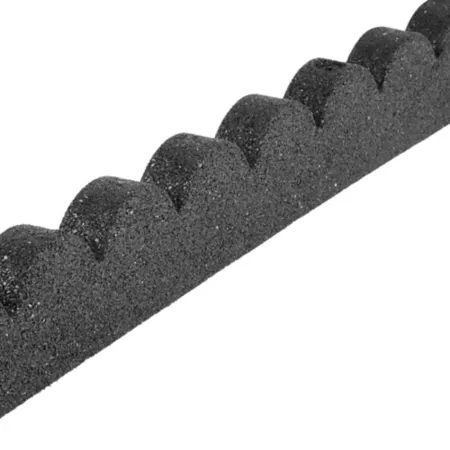 GroundSmart Scalloped Edger Gray 4-Pack. Landscape Edging