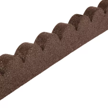 GroundSmart Brown Scalloped Edger 4-Pack. Landscape Edging