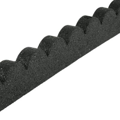 GroundSmart Scalloped Edgers, 48 in., Black, 4-Pack