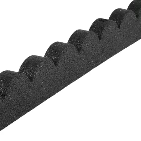 GroundSmart Scalloped Edgers 48-in Black 4-Pack Landscape Edging