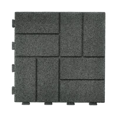 GroundSmart 16 in. Interlock Grey Paver, 9 pk.