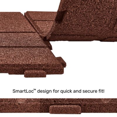 Image showing  Interlock Pavers, 16 in., Red, 9-Pack