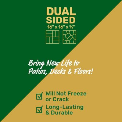 Image showing  Interlock Pavers, 16 in., Red, 9-Pack