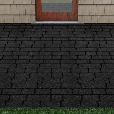 Image showing  24 in. Interlock Black Paver, 9 pk.