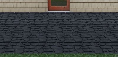 Image showing  24 in. Interlock Black Paver, 9 pk.