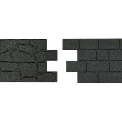 Image showing  24 in. Interlock Black Paver, 9 pk.