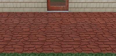 Image showing  24 in. Interlock Red Paver, 9 pk.