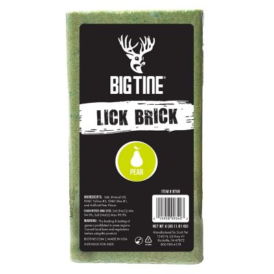 Big Tine Lick Brick Pear, 4 lb.