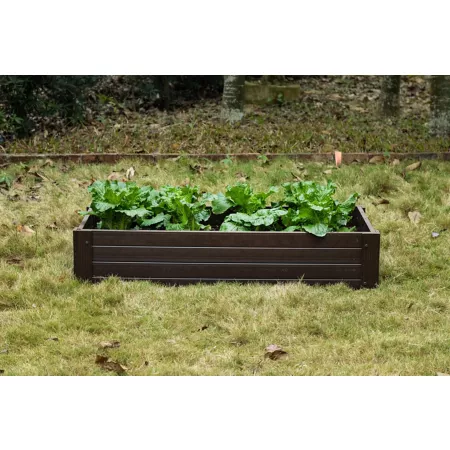 New Age Pet Garden Bed 2x4 Walnut Raised Garden Beds