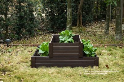 Image showing 6 th New Age Pet 4x4 Garden Bed, Walnut