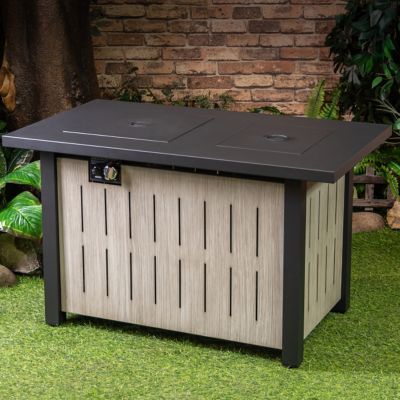 Image showing  42 in. Rectangular Outdoor Propane Firetable with Ice Bucket