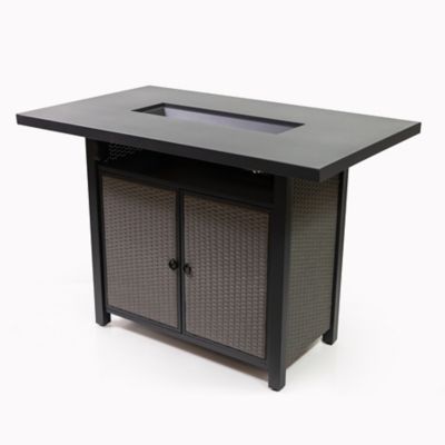Image showing  Outdoor Rectangular Propane Barstool Firetable