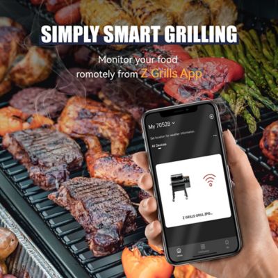Image showing  709 sq. in. Wi-Fi Smart Wood Pellet Grill & Smoker with Super Smoke Mode, Smart Home Technology & PID Controller, Black