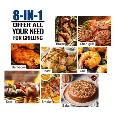 Image showing 6 th Z GRILLS Pellet Smoker with Temps Controller 3.0, Meat Probes - Ideal for Small Family Grilling