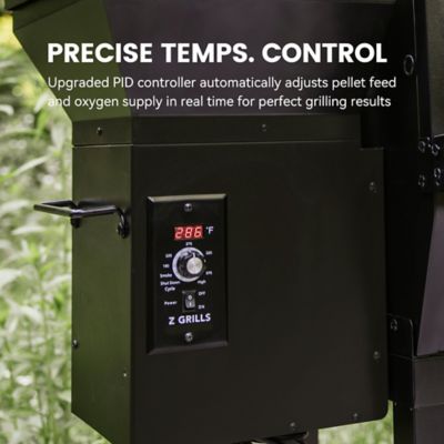 Image showing  Pellet Smoker with Upgraded Controller, 1080 Grilling Space, 8-in-1 Outdoor BBQ