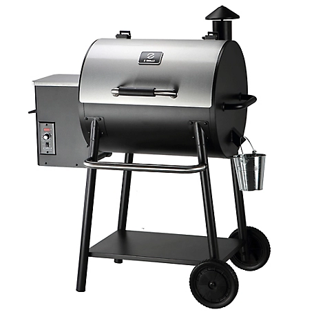 Z Grills 585 sq. in. Pellet Smoker, Durable Stainless Steel Lid, Easy to Move