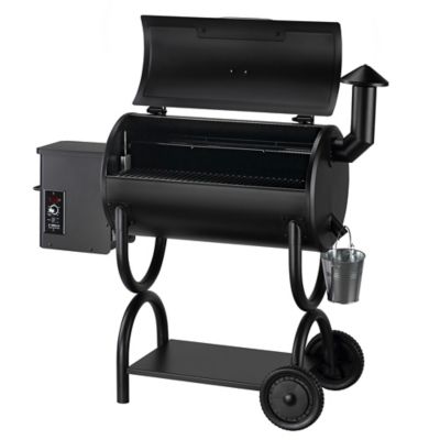Z Grills Pellet Smoker Grill, 553 sq. in. Premium Heavy-Duty Steel, Auto Temperature Control for Outdoor Backyard BBQ