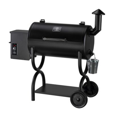 Z Grills Pellet Smoker Grill, 553 sq. in. Premium Heavy-Duty Steel, Auto Temperature Control for Outdoor Backyard BBQ