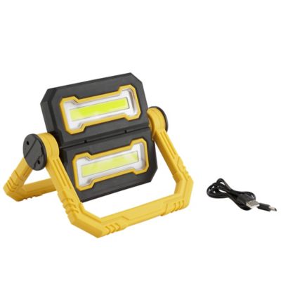 JobSmart 2,000-Lumen Dual LED Work Light with Rotating Bracket